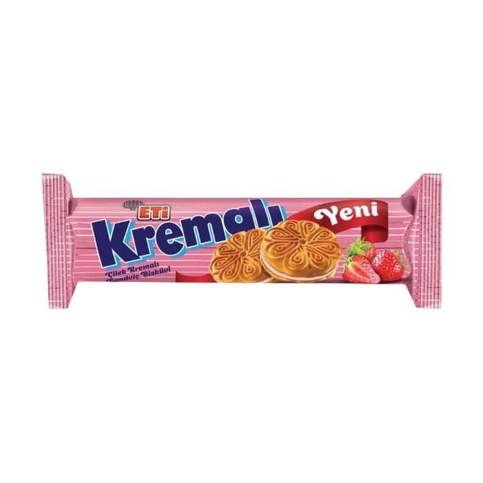 Eti Kremalı Bisküvi Çilekli 61 Gr.