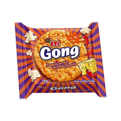 Eti Gong Peynir ve Acı Aromalı 34 Gr.