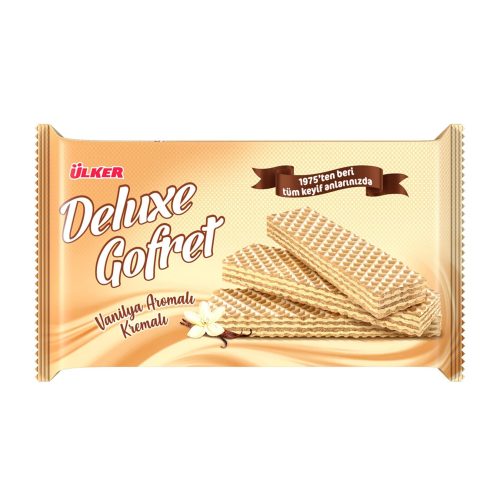 Ülker Deluxe Gofret Vanilyalı 220 Gr.