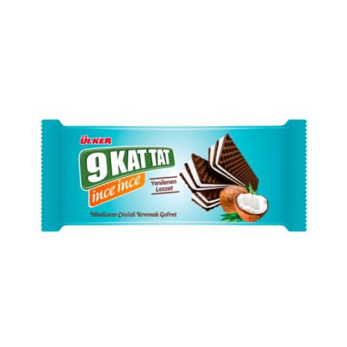 Ülker 9 Kat Kat İnce Hindistan Cevizli Gofret 114 Gr.