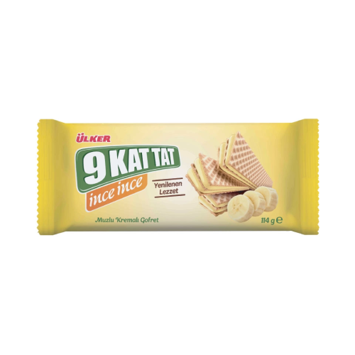 Ülker 9 Kat Tat İnce Limonlu Gofret 114 Gr.