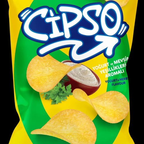 Cipso Yoğurt ve Mevsim Yeşillikleri Aromalı Patates Cipsi 160gr